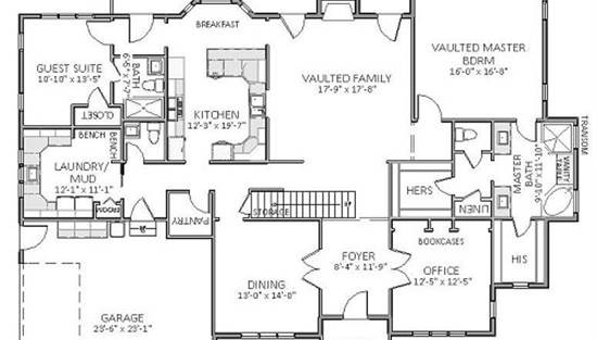 Oak Ridge 5513 - 5 Bedrooms and 4 Baths | The House Designers
